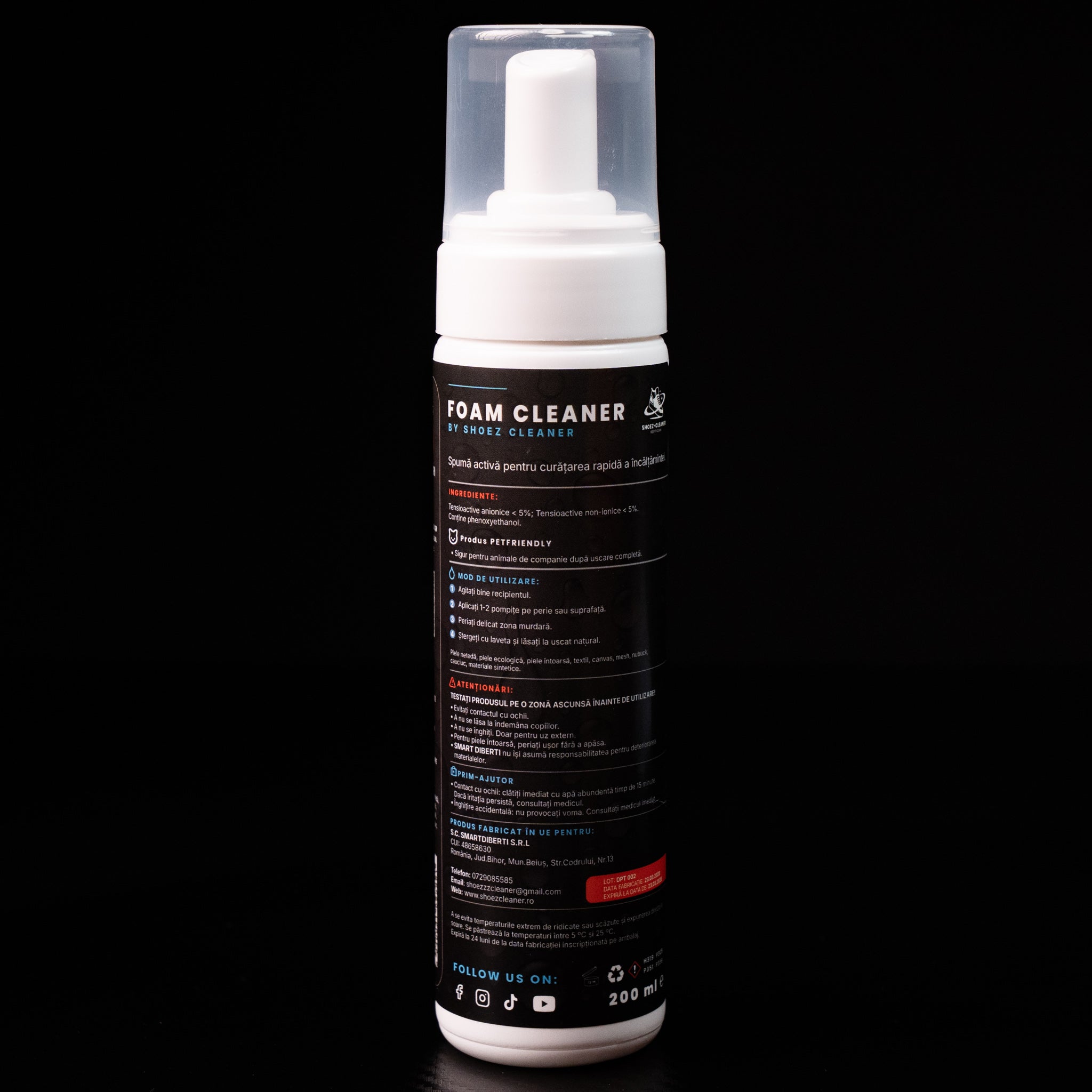 Foam Cleaner – Kit profesional de curățare încălțăminte
