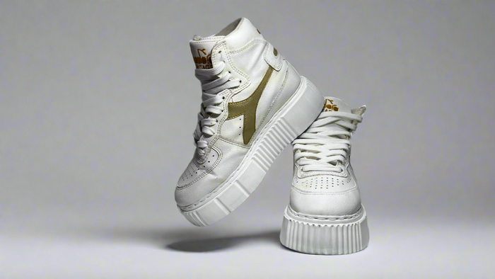 Înainte - High-Top Platform Sneakers: Recondiționare premium pentru stilul tău autentic